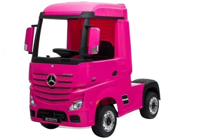 Automobil Na Akumulator Mercedes Actros 4×4 Ružičasti 3