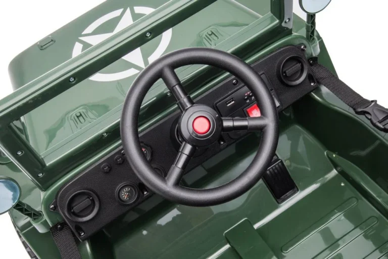 Automobil Na Baterije Jh 103, Vojno Zelena 4x4 Auto Na Akumulator 13