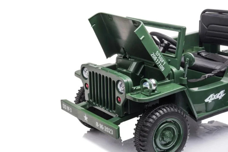 Automobil Na Baterije Jh 103, Vojno Zelena 4x4 Auto Na Akumulator 14