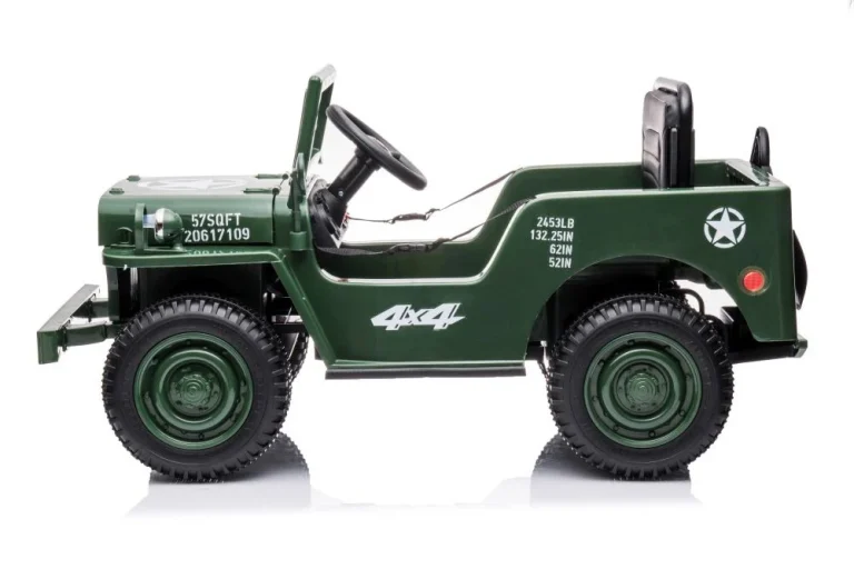 Automobil Na Baterije Jh 103, Vojno Zelena 4x4 Auto Na Akumulator 4
