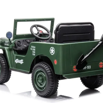 Automobil Na Baterije Jh 103, Vojno Zelena 4x4 Auto Na Akumulator 5