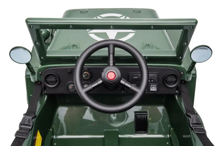 Automobil Na Baterije Jh 103, Vojno Zelena 4x4 Auto Na Akumulator 9