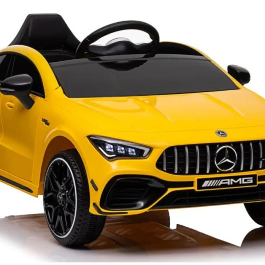 Automobil Na Baterije Mercedes Cla 45s Amg žuti 4x4 Auto Na Akumulator 1
