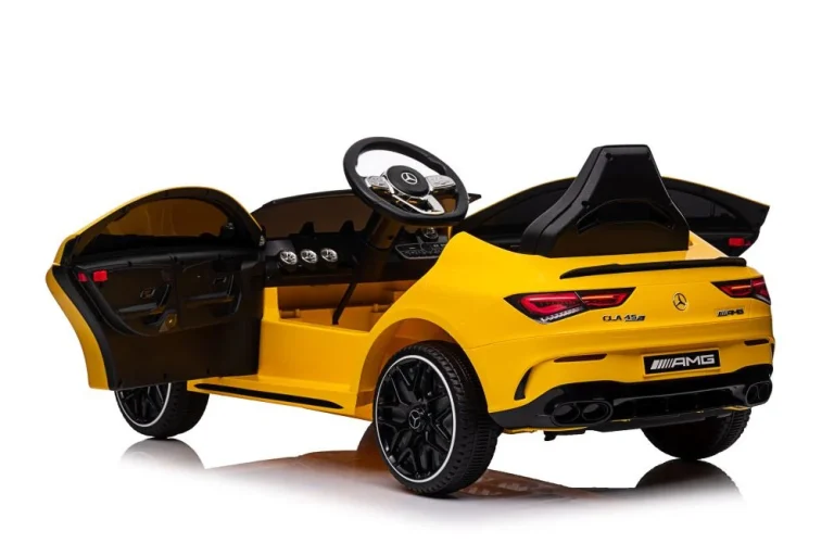 Automobil Na Baterije Mercedes Cla 45s Amg žuti 4x4 Auto Na Akumulator 9