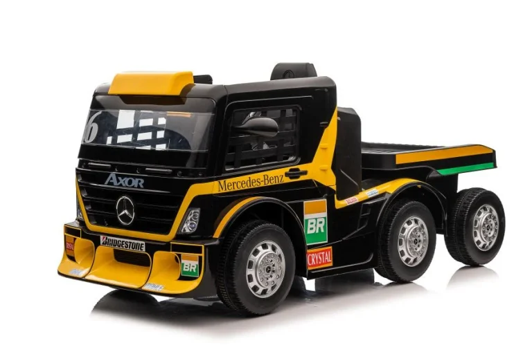 Automobil Na Baterije Mercedes Xmx622b Poluprikolica Žuti Lcd Auto Na Akumulator 3