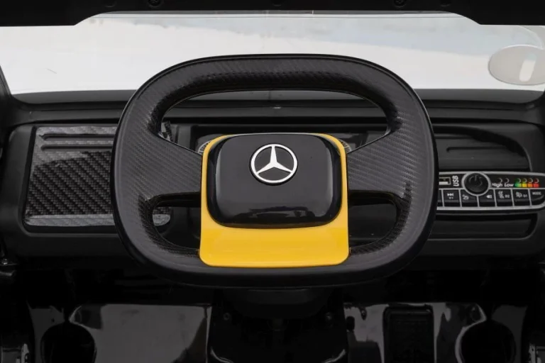 Automobil Na Baterije Mercedes Xmx622b Poluprikolica Žuti Lcd Auto Na Akumulator 9