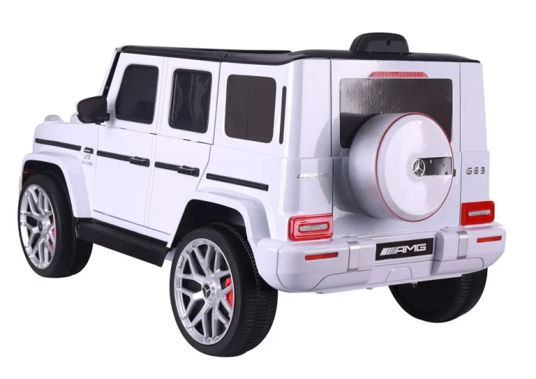 Automobil Na Baterije S306 1 Bijeli Mercedes G63 Auto Na Akumulator 6