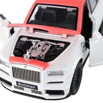 Automobil Na Daljinsko Upravljanje 1:20 Bijelo Crveni Pilotski Automobil 3