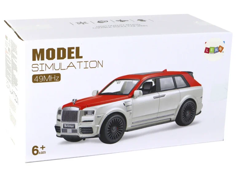 Automobil Na Daljinsko Upravljanje 1:20 Bijelo Crveni Pilotski Automobil 8