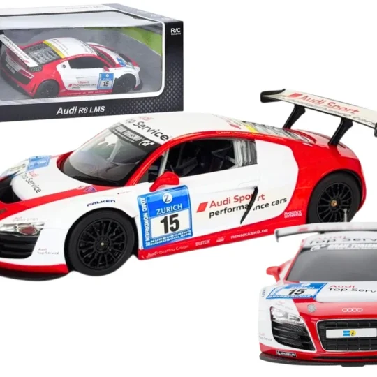 Automobil Na Daljinsko Upravljanje 1:24 Audi R8 Lms Bijeli 1