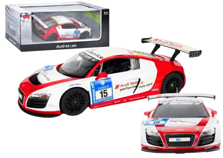 Automobil Na Daljinsko Upravljanje 1:24 Audi R8 Lms Bijeli 1