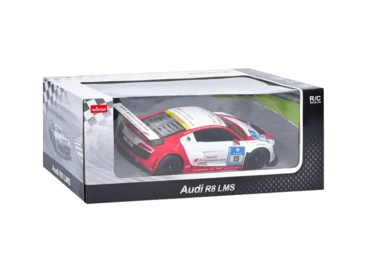 Automobil Na Daljinsko Upravljanje 1:24 Audi R8 Lms Bijeli 3