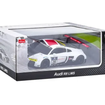 Automobil Na Daljinsko Upravljanje 1:24 Audi R8 Lms Bijelo Crni 3