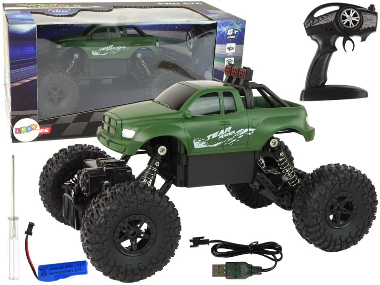 Automobil Na Daljinsko Upravljanje 2,4 Ghz 1:18 Zeleni 1