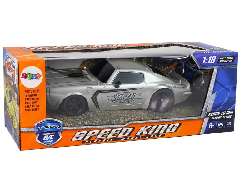 Automobil Na Daljinsko Upravljanje Champion Pilot, 1:18, Srebrni 6