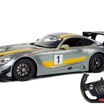 Automobil Na Daljinsko Upravljanje Mercedes Amg Gt3 Rastar 1:14 Sivi 2