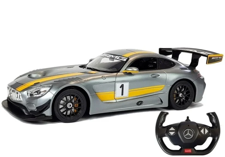 Automobil Na Daljinsko Upravljanje Mercedes Amg Gt3 Rastar 1:14 Sivi 2
