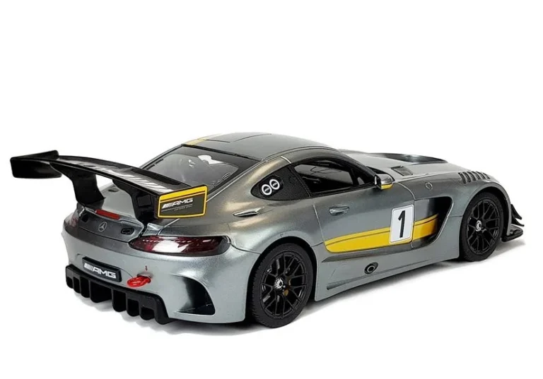 Automobil Na Daljinsko Upravljanje Mercedes Amg Gt3 Rastar 1:14 Sivi 4