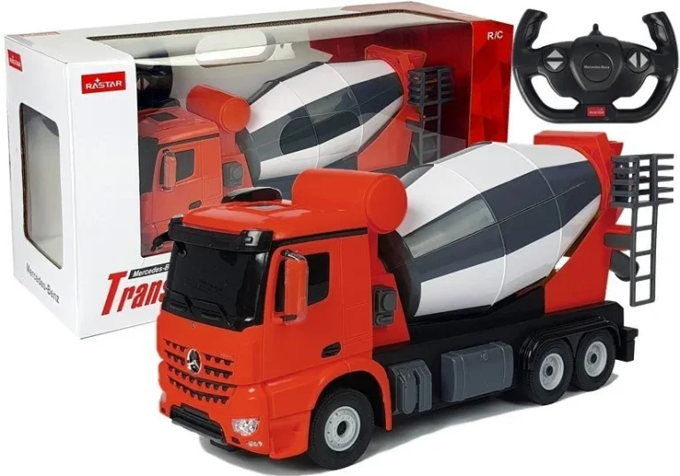 Automobil Na Daljinsko Upravljanje Mercedes Benz Arocs Rastar 1:14 Crveni 1