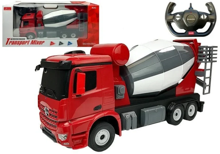 Automobil Na Daljinsko Upravljanje Mercedes Benz Arocs Rastar 1:14 Crveni 5