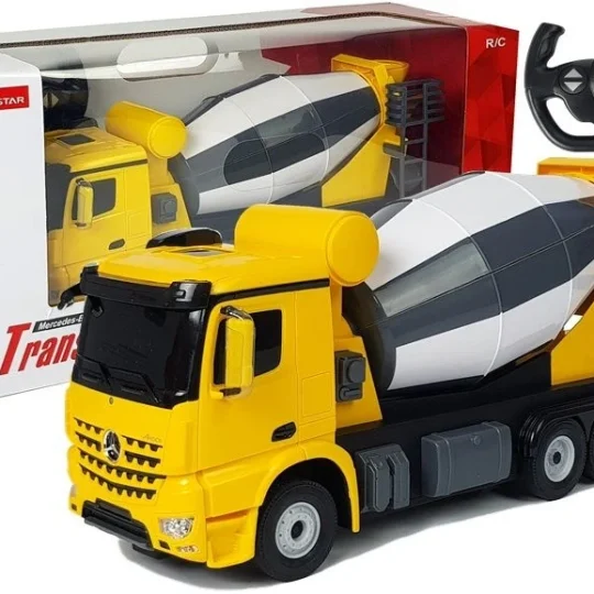 Automobil Na Daljinsko Upravljanje Mercedes Benz Arocs Rastar 1:14 žuti 1