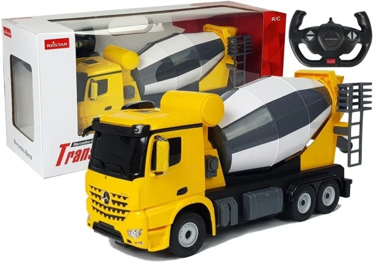 Automobil Na Daljinsko Upravljanje Mercedes Benz Arocs Rastar 1:14 žuti 1