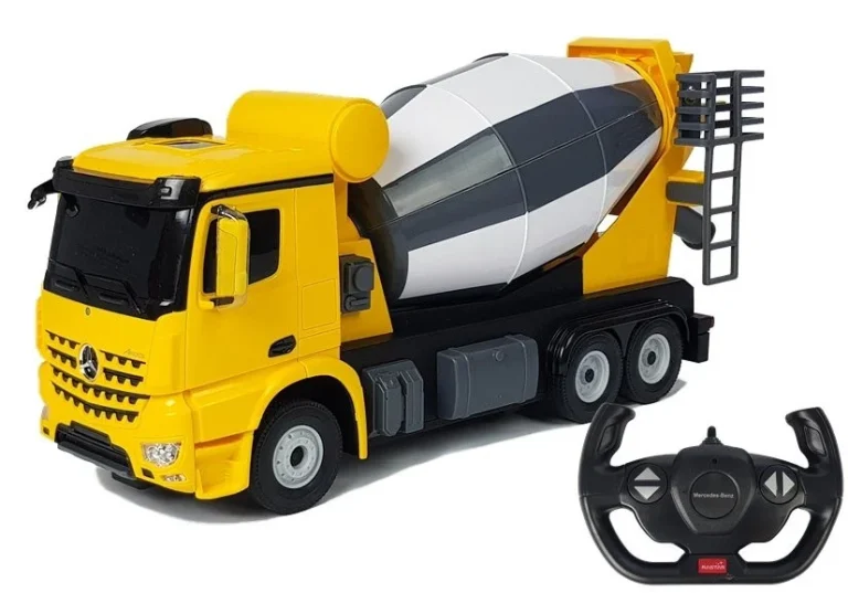 Automobil Na Daljinsko Upravljanje Mercedes Benz Arocs Rastar 1:14 žuti 2