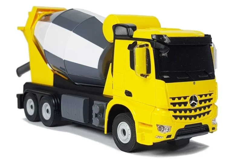 Automobil Na Daljinsko Upravljanje Mercedes Benz Arocs Rastar 1:14 žuti 3