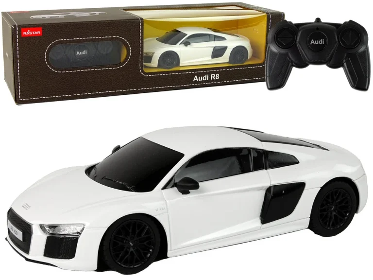 Automobil Na Daljinsko Upravljanje Rc Audi R8 Rastar Pilot Bijela 1:24 1