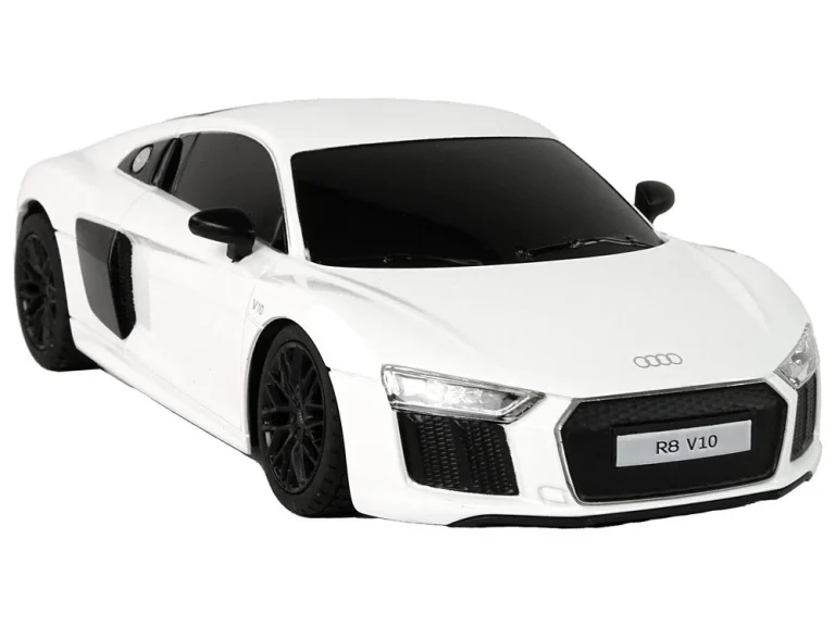 Automobil Na Daljinsko Upravljanje Rc Audi R8 Rastar Pilot Bijela 1:24 5