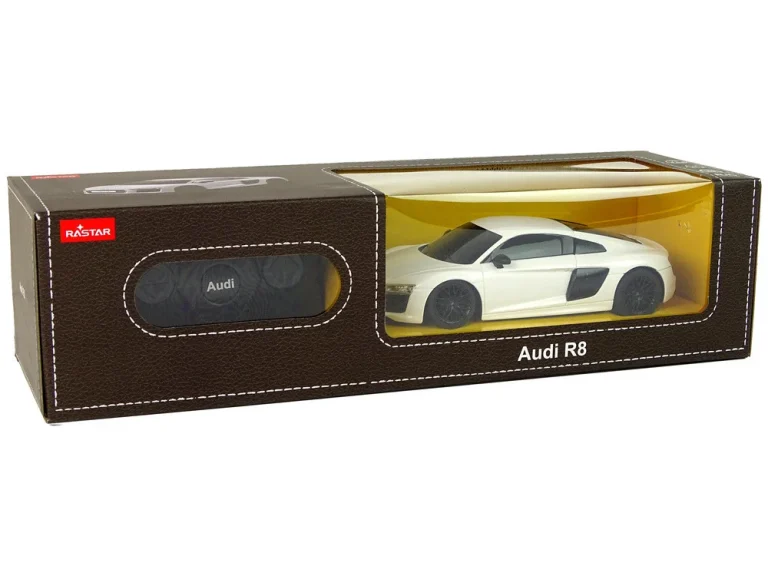 Automobil Na Daljinsko Upravljanje Rc Audi R8 Rastar Pilot Bijela 1:24 7