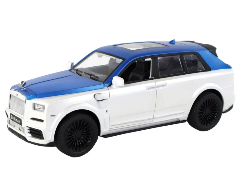 Automobil Na Daljinsko Upravljanje Bijelo Plavi 1:20 2