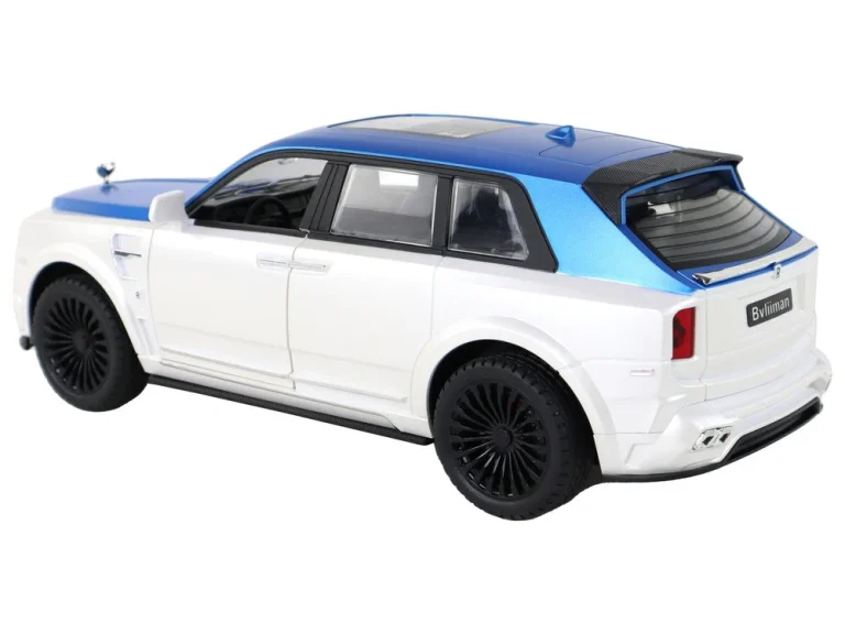 Automobil Na Daljinsko Upravljanje Bijelo Plavi 1:20 3