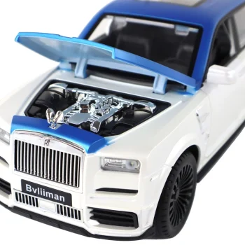 Automobil Na Daljinsko Upravljanje Bijelo Plavi 1:20 4