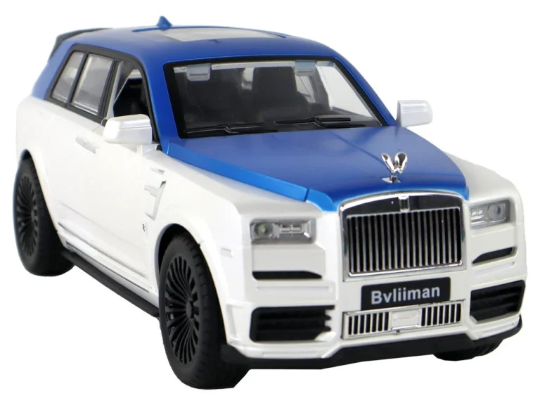 Automobil Na Daljinsko Upravljanje Bijelo Plavi 1:20 7