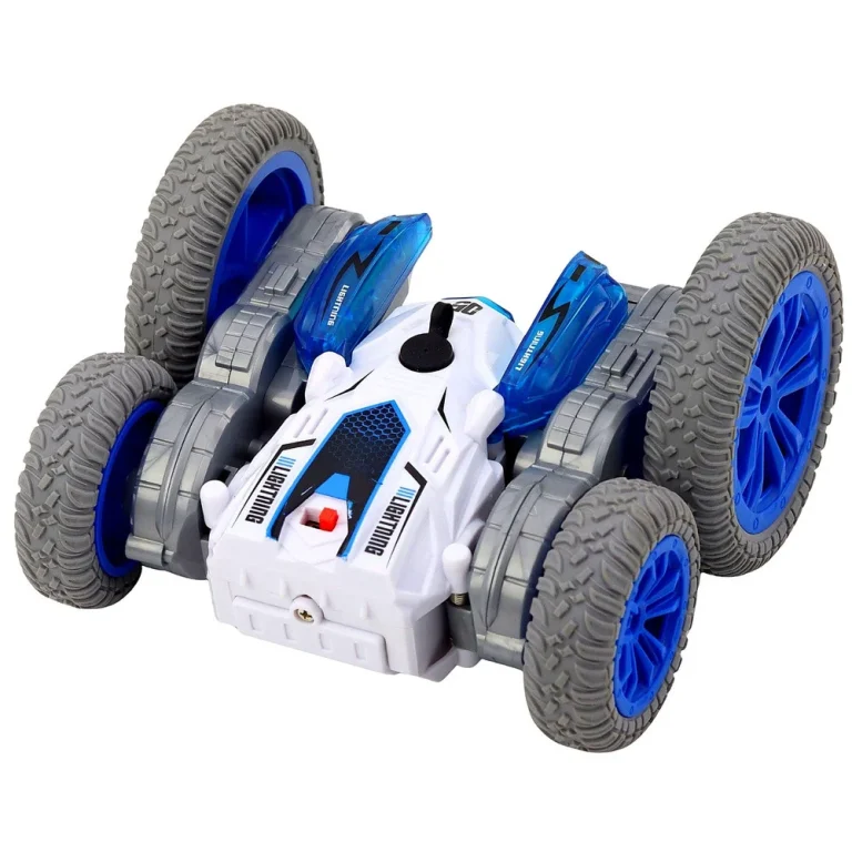 Automobil Na Daljinsko Upravljanje S Rc Svjetlima, Dim, Drift 360°, Plava 3