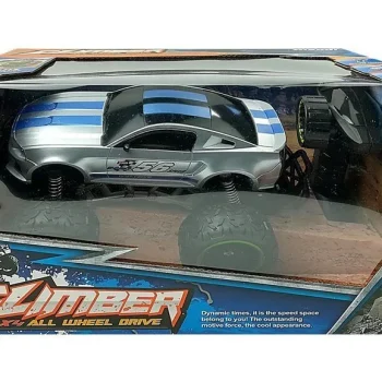 Automobil Na Daljinsko Upravljanje S Terenskim Upravljačem, Srebrni, Visoki Kotači 7