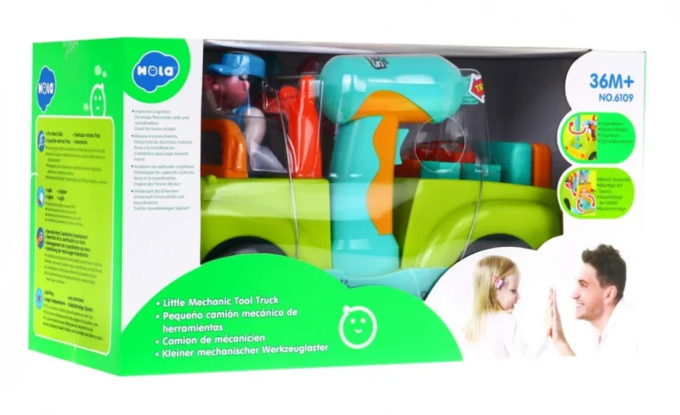 Automobil S Radionicom Za Djecu 3+ Električni Odvijač 21 Dijelova 7