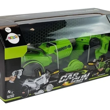 Automobil Za Bacanje Oružja 2 U 1 S Pjenastim Diskovima Na Daljinsko Upravljanje, Zeleni 6