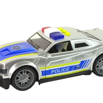 Automobilska Policija 1:14 Svjetla Zvuci Srebrno 2