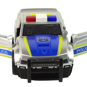 Automobilska Policija 1:14 Svjetla Zvuci Srebrno 3