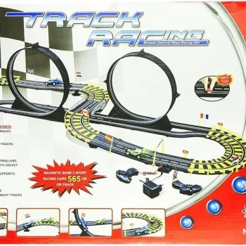 Automobilska Trkaća Staza Dva Automobila Petlje Napajanje 565 Cm 2