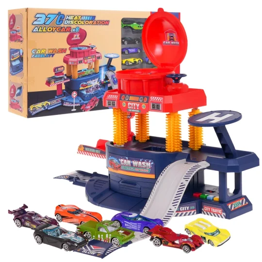 Autopraonica S Autićima Koji Mijenjaju Boju 3+ 1