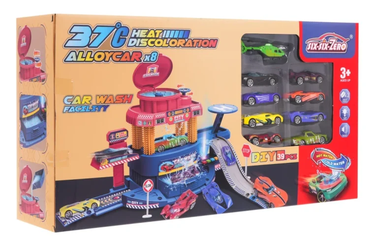 Autopraonica S Autićima Koji Mijenjaju Boju 3+ 7