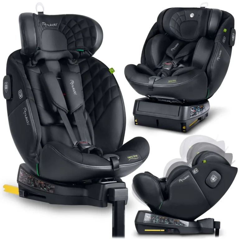 Autosjedalica Nukido Aero Line 0–36 Kg, Crna, Isofix 1