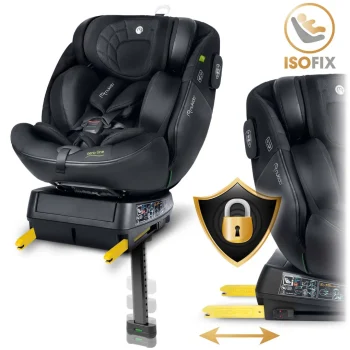 Autosjedalica Nukido Aero Line 0–36 Kg, Crna, Isofix 10