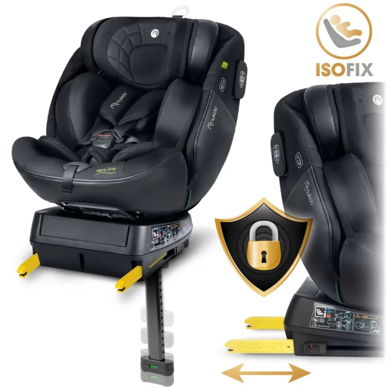 Autosjedalica Nukido Aero Line 0–36 Kg, Crna, Isofix 10