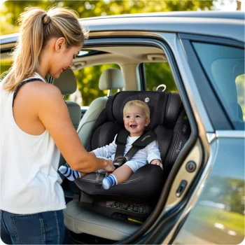 Autosjedalica Nukido Aero Line 0–36 Kg, Crna, Isofix 12