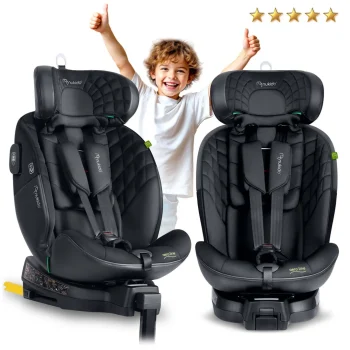 Autosjedalica Nukido Aero Line 0–36 Kg, Crna, Isofix 2