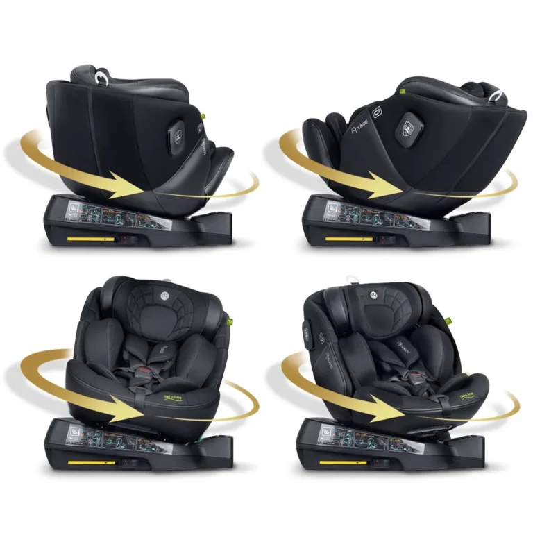Autosjedalica Nukido Aero Line 0–36 Kg, Crna, Isofix 4
